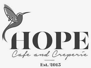 HOPE CAFE AND CREPERIE EST. 2015 logo