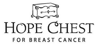 HOPE CHEST FOR BREAST CANCER logo