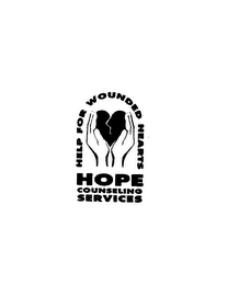 HOPE COUNSELING SERVICES HELP FOR WOUNDED HEARTS logo