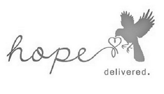 HOPE DELIVERED. logo