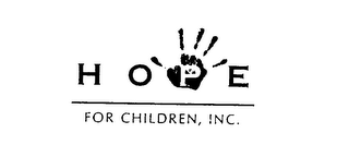 HOPE FOR CHILDREN, INC. logo