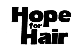 HOPE FOR HAIR logo