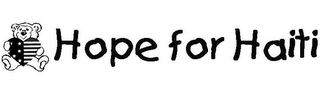HOPE FOR HAITI logo