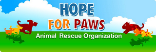 HOPE FOR PAWS ANIMAL RESCUE ORGANIZATION logo