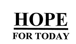 HOPE FOR TODAY logo