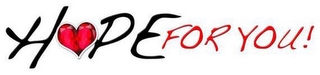 HOPE FOR YOU! logo