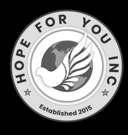 HOPE FOR YOU INC ESTABLISHED 2015 logo