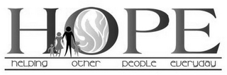 HOPE HELPING OTHER PEOPLE EVERYDAY logo