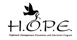 H.O.P.E. HIGHMARK OSTEOPOROSIS PREVENTION AND EDUCATION logo