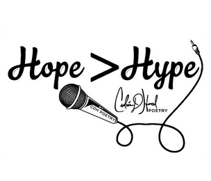 HOPE > HYPE CDH POETRY CEDRIC D HOARD POETRY logo