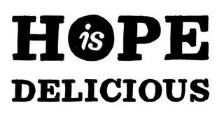 HOPE IS DELICIOUS logo