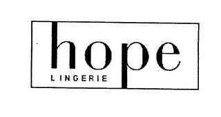 HOPE LINGERIE logo