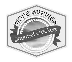 HOPE SPRINGS GOURMET CRACKERS logo
