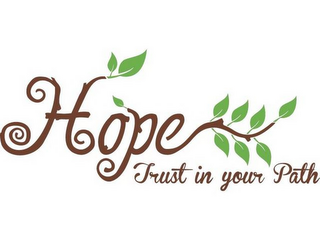 HOPE TRUST IN YOUR PATH logo