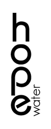 HOPE WATER logo