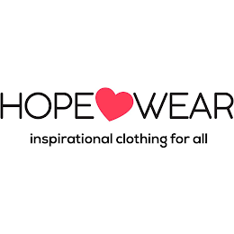 HOPE WEAR INSPIRATIONAL CLOTHING FOR ALL logo
