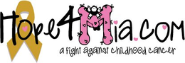 HOPE4MIA.COM A FIGHT AGAINST CHILDHOOD CANCER logo