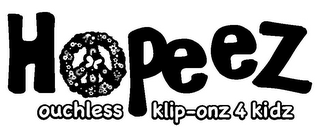 HOPEEZ OUCHLESS KLIP-ONZ 4 KIDZ logo