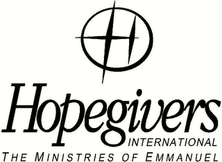 HOPEGIVERS INTERNATIONAL THE MINISTRIES OF EMMANUEL logo