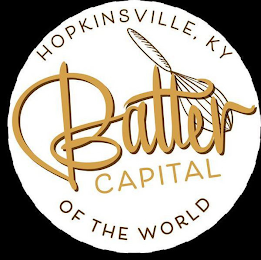 HOPKINSVILLE, KY BATTER CAPITAL OF THE WORLD logo
