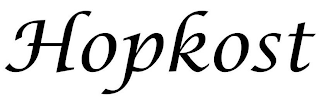 HOPKOST logo