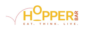 HOPPER BAR EAT. THINK. LIVE. logo