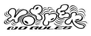 HOPPER NO RULES logo