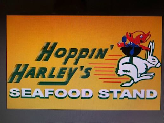 HOPPIN' HARLEY'S SEAFOOD STAND logo