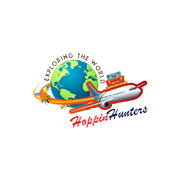 HOPPINHUNTERS EXPLORING THE WORLD logo