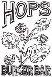 HOPS BURGER BAR logo