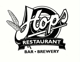 HOPS GRILL & BAR MICROBREWERY logo