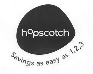 HOPSCOTCH SAVINGS AS EASY AS 1, 2, 3 logo