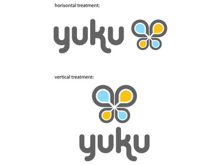 HORISONTAL TREATMENT: YUKU VERTICAL TREATMENT: YUKU logo