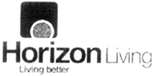 HORIZON LIVING LIVING BETTER logo