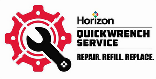 HORIZON QUICKWRENCH SERVICE REPAIR. REFILL. REPLACE. logo