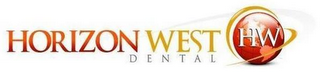 HORIZON WEST DENTAL HW logo