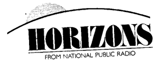 HORIZONS FROM NATIONAL PUBLIC RADIO logo