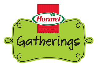 HORMEL SINCE 1891 GATHERINGS logo