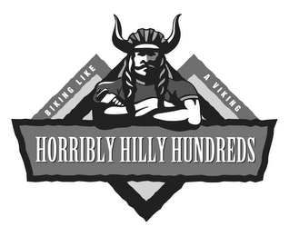 HORRIBLY HILLY HUNDREDS BIKING LIKE A VIKING logo