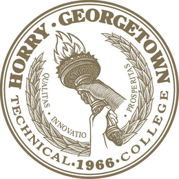 HORRY · GEORGETOWN TECHNICAL · COLLEGE 1966 · QUALITAS · INNOVATIO · PROSPERILAS logo