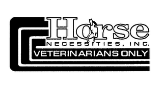 HORSE NECESSITIES, INC. VETERINARIANS ONLY logo