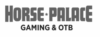 HORSE PALACE GAMING & OTB logo