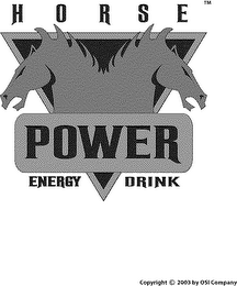HORSE POWER ENERGY DRINK logo