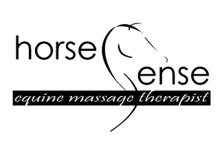 HORSE SENSE EQUINE MASSAGE THERAPIST logo