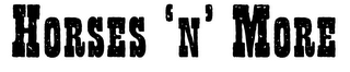 HORSES 'N' MORE logo