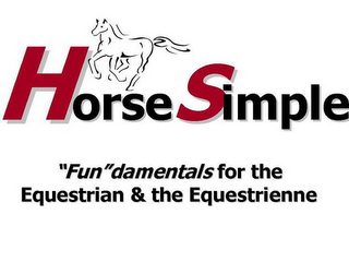 HORSESIMPLE "FUN"DAMENTALS FOR THE EQUESTRIAN & THE EQUESTRIENNE logo