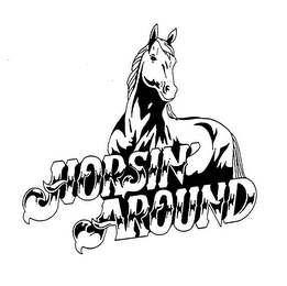 HORSIN' AROUND logo
