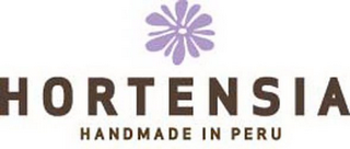 HORTENSIA HANDMADE IN PERU logo
