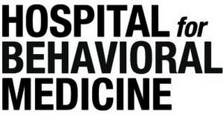 HOSPITAL FOR BEHAVIORAL MEDICINE logo