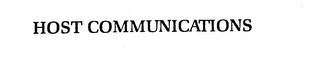 HOST COMMUNICATIONS logo